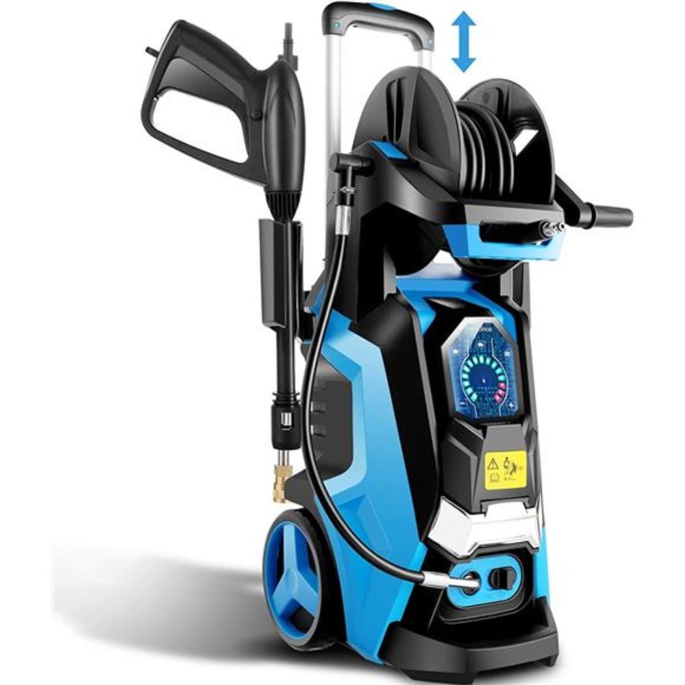 Electric Pressure Washer 2.1 GPM Smart High Pressure Power Washer 1800W w/ Hose